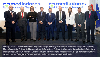 Javier Barberá, reelegido presidente de los Mediadores de Seguros hasta 2029.