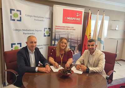 ACUERDO DE COLABORACIÓN ENTRE EL COLEGIO DE MEDIADORES DE SEGUROS DE PONTEVEDRA Y MAPFRE