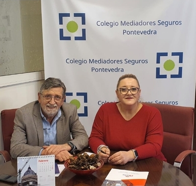 El Colegio de Mediadores de Seguros de Pontevedra firma un convenio de colaboración con ASEFA, SMA SA, sucursal en España.